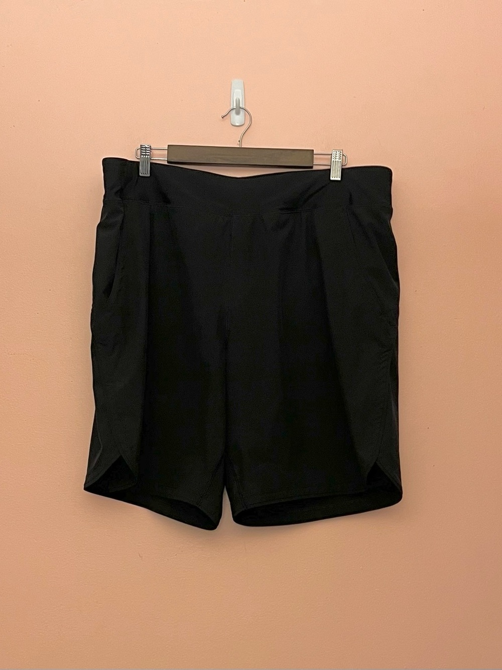 Lands’ End Black Swim Shorts Size 18